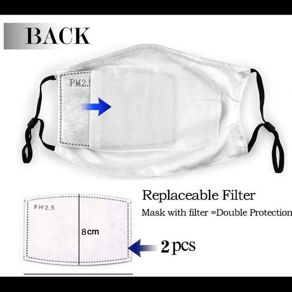 ONE LEFT! KUROMI & MY MELODY-NWOT Clothe Face Mask - Picture 3 of 5